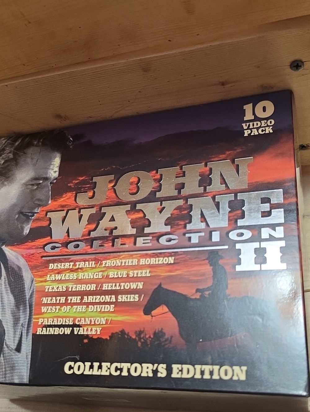 John Wayne Collection II 10-VHS Box Set | Madacy 1997 Classic Westerns